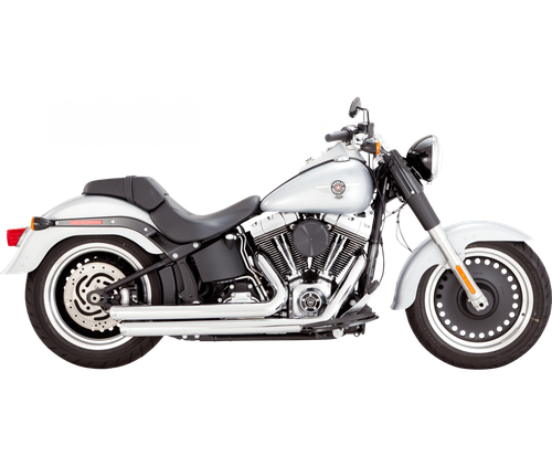Harley Davidson Fx Fl - Exhaust Silencer Vance Hines Big Shots Staggered C - Picture 4 of 5