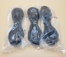 3pack 18AWG computer power cord 6ft BLACK