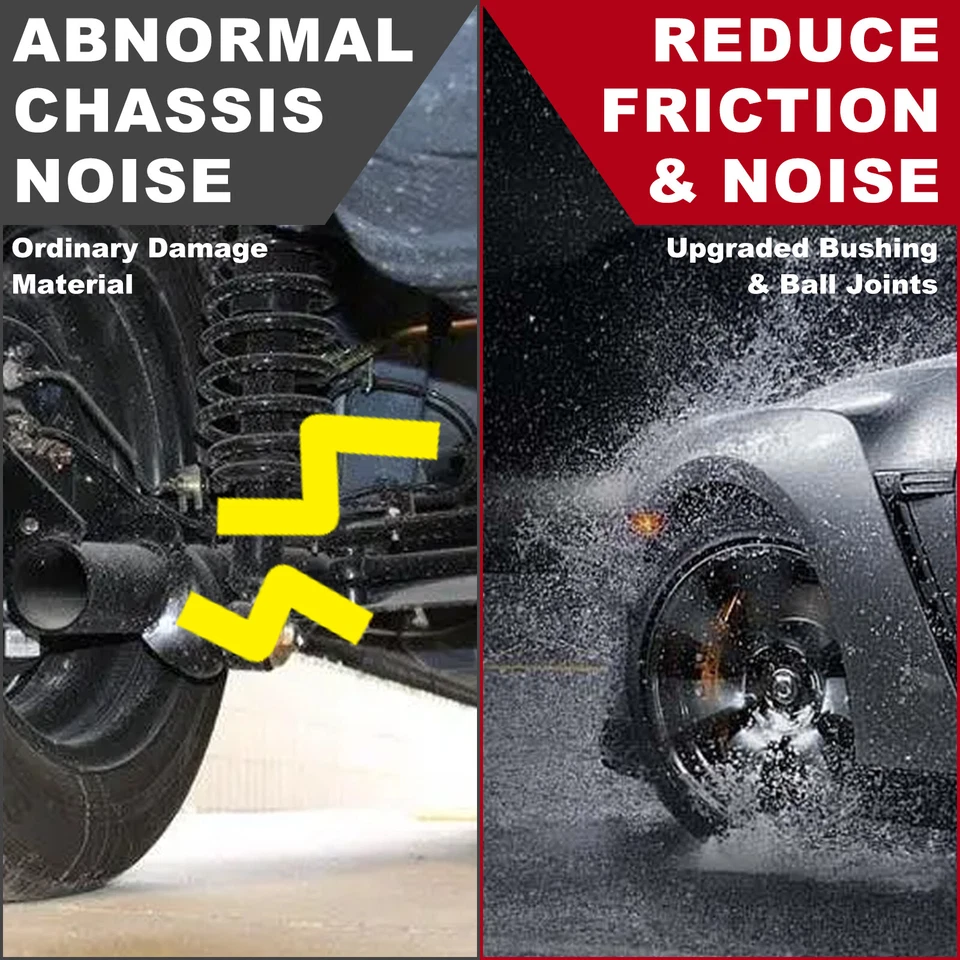 Kit de montaje de brazo de control inferior delantero + barra de amarre de 6 piezas para BMW 525i 528i 530i 540i Foto 4 de 4