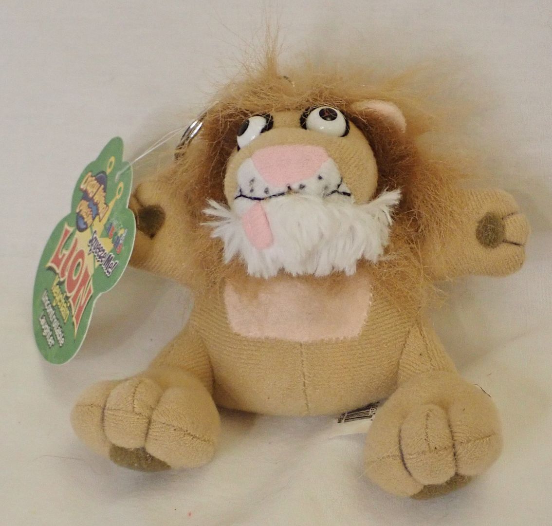 Just For Laughs Crazy Animal Collection Lion Plush Keychain Tested