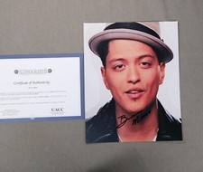 8X10" BRUNO MARS SIGNED AUTOGRAPH PHOTO COA