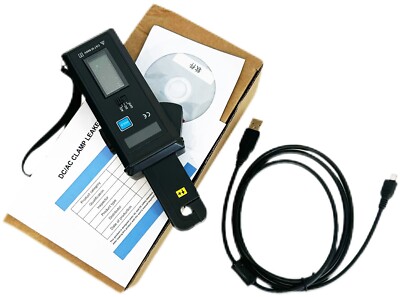Digital AC DC Clamp Leakage Current Meter Tester Resolution 1mA 0mA to 60.0A