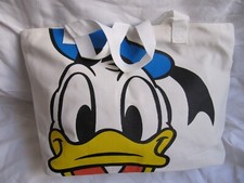 SAC EN TOILE DOUBLEE DONALD - 2 FACES CONTENT ET FACHE - NEUF - DISNEY - MICKEY