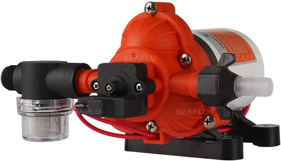 New Seaflo 3.3 Gpm AUTOMATIC WATER PUMP RV BOAT 110V AC 35psi 4