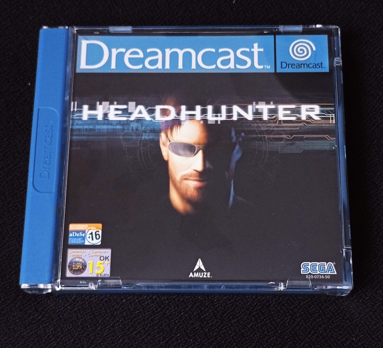 😍Jeu SEGA Dreamcast Headhunter Archi Complet Pal Euro 🇨🇵