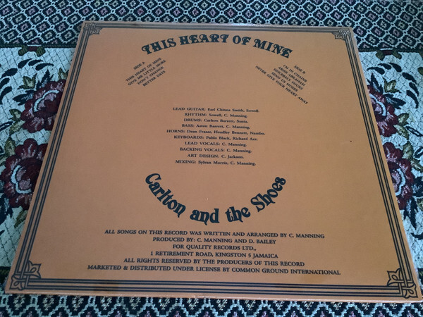 Carlton And The Shoes - This Heart Of Mine (LP, Album, RE Carlton And The Shoes - This Heart Of Mine (LP, Album, RE
