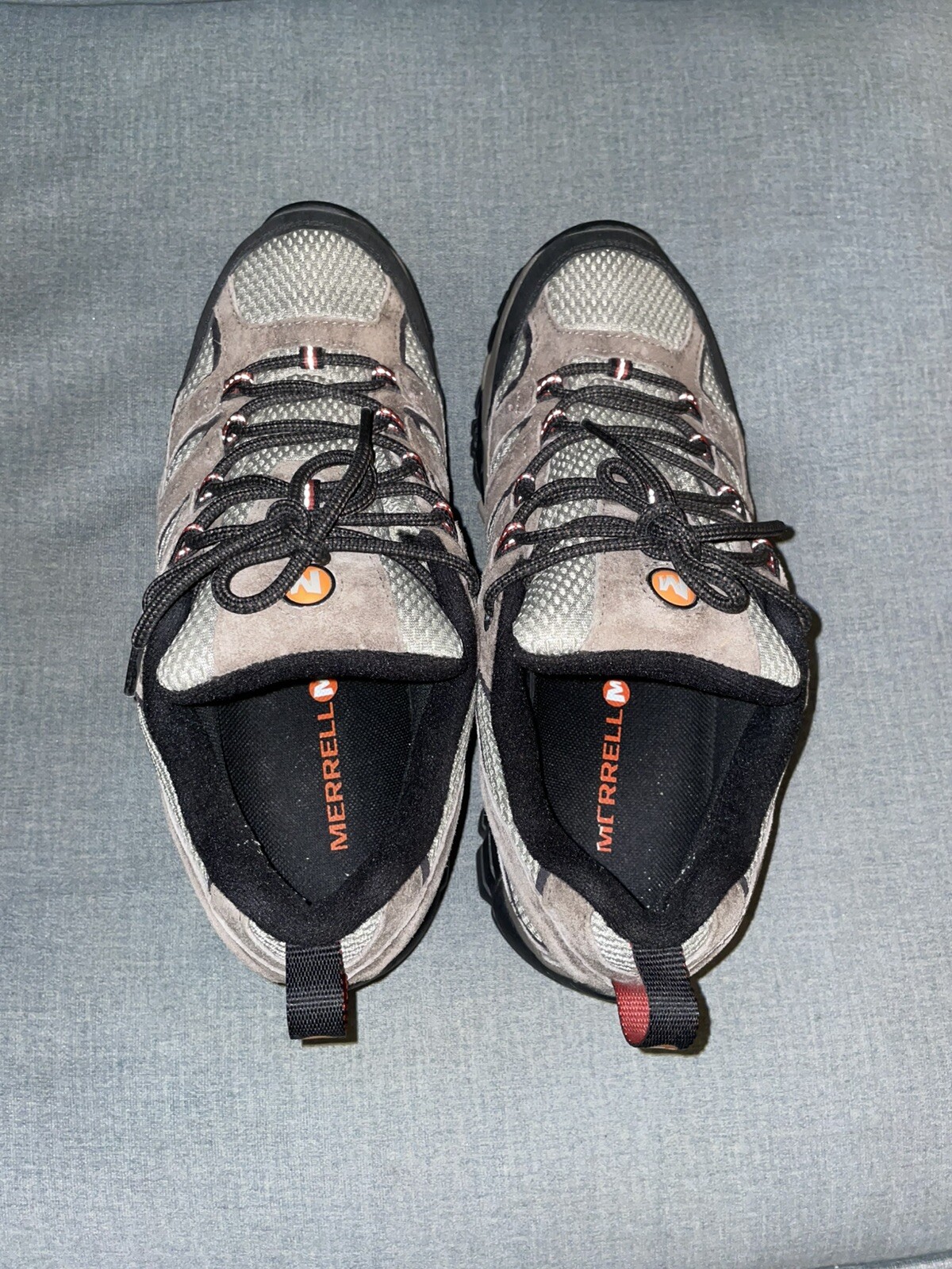 Merrell Scarpe Uomo Vibram Trail Escursionismo Impermeabili Corteccia Marrone Taglia 9