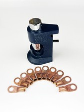 Large Gauge Hammer Crimper Tool 1/0 to 8 Gauge AWG + FREE 4 Gauge Ring Terminals