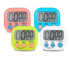 Portable Visual Timer - Electronic Stopwatch for Students, Kids, and Kitchen Use