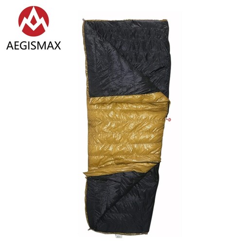 AEGISMAX LIGHT Ultralight Envelope 800FP Goose Down Sleeping Bag Outdoor Camping - Picture 3 of 8
