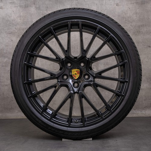 Porsche Cayenne Felgen 22 Zoll Sommerräder E3 9YB II RS Spyder 9Y3601025AL - Bild 5 von 5