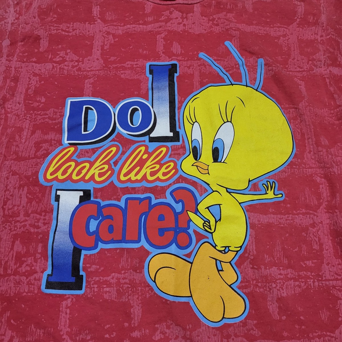 Vintage 90 Tweety Bird Size Large Looney Tunes Graphic Tee