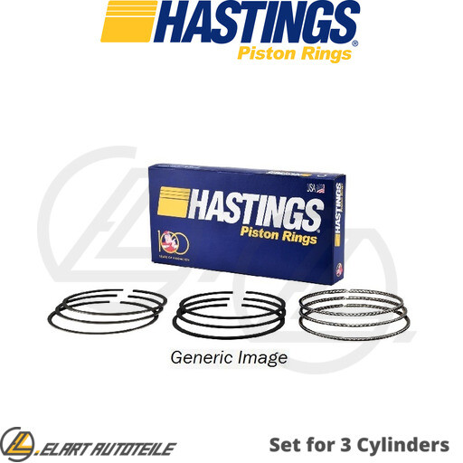 THE PISTON RING SET FOR TOYOTA AYGO PASO 1KR-FE DAIHATSU SIRION PEUGEOT 107 CFA-image