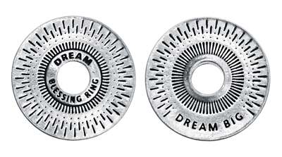 Dream Blessing Ring Charm, Pewter, Handcrafted | Dream Big | Inspiring