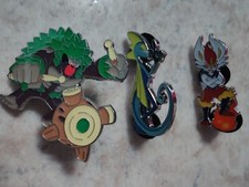 Lot 3 Pins Pokemon Gorythmic - Lezargus - Pyrobut EB12.5 Zenith Suprême NEUF