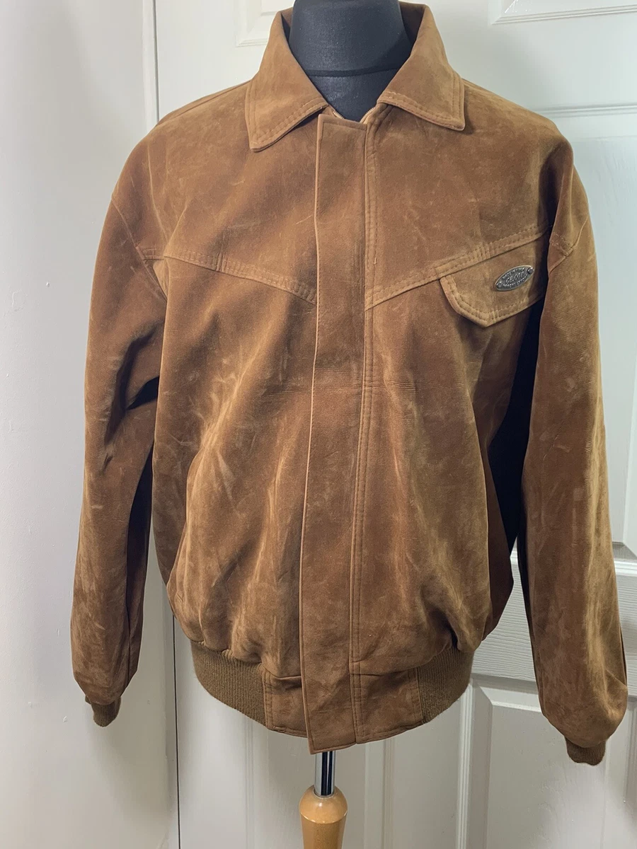 ALTA MODA MENS FAUX SUEDE JACKET COAT Size XL