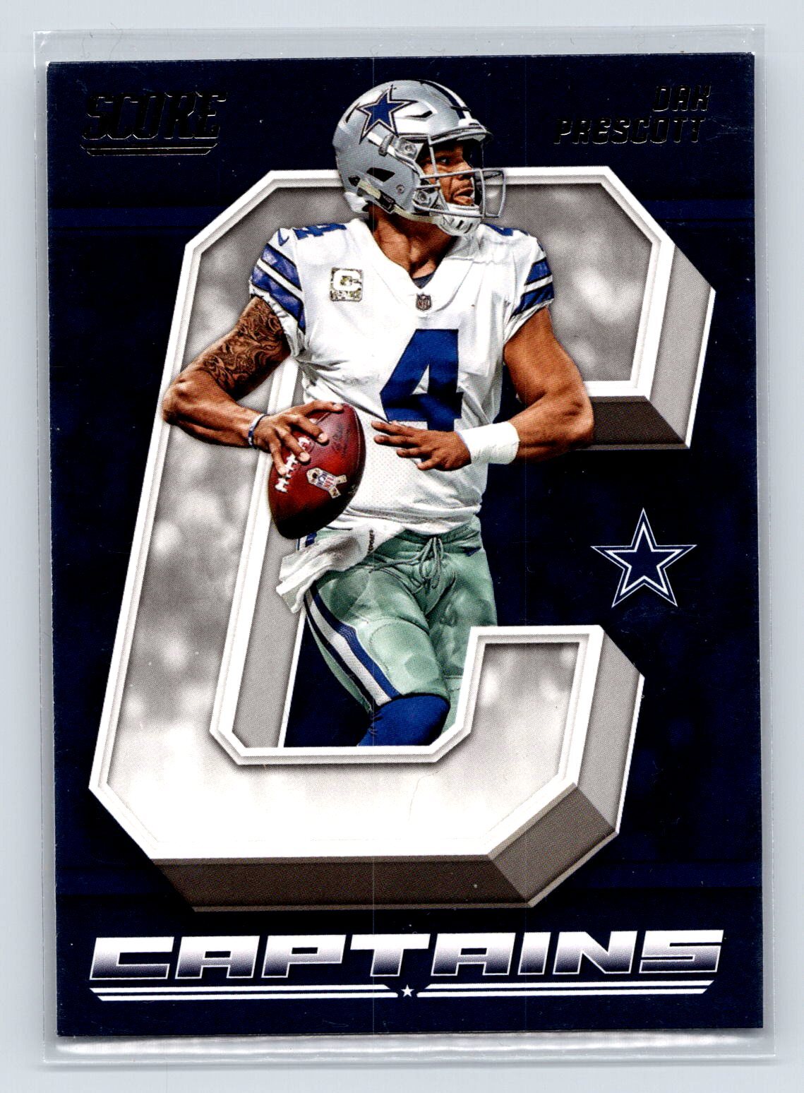 Dak Prescott 2018 Score #5 Captains Dallas Cowboys 1-4