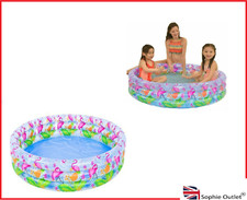 Flaming PADDLING REUSABLE POOL GARDEN  Kids Outdoor Garden Swimming Pool Fun