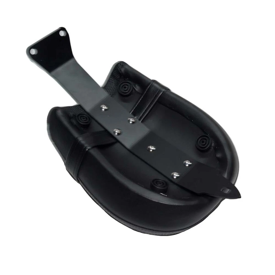 Cubierta de asiento trasero de pasajero Victory Octane 2017 de cuero negro para motocicleta Foto 4 de 4