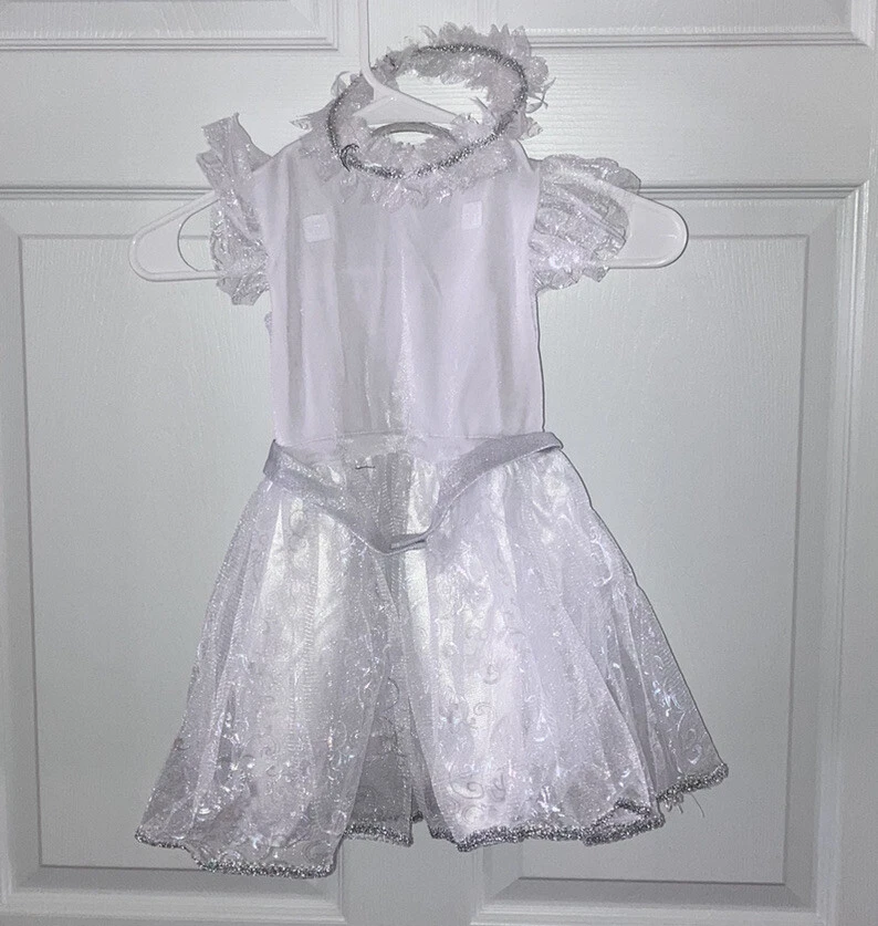 Disfraz Ángel Niñas Halloween Espíritu Talla 3T 4T Navidad Foto 2 de 4