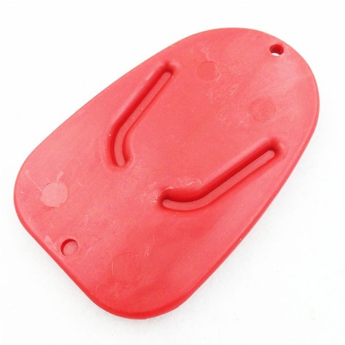 Red kickstand plate pad For Universal Honda Suzuki Kawasaki Yamaha Ducati - Picture 5 of 5
