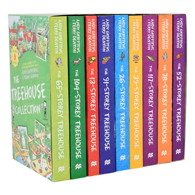 The Treehouse Series 9 Book  by Andy Griffiths & Terry Denton - Ages 7-9 - PB