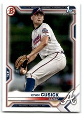 2021 BOWMAN DRAFT RYAN CUSICK ATLANTA BRAVES #BD-27