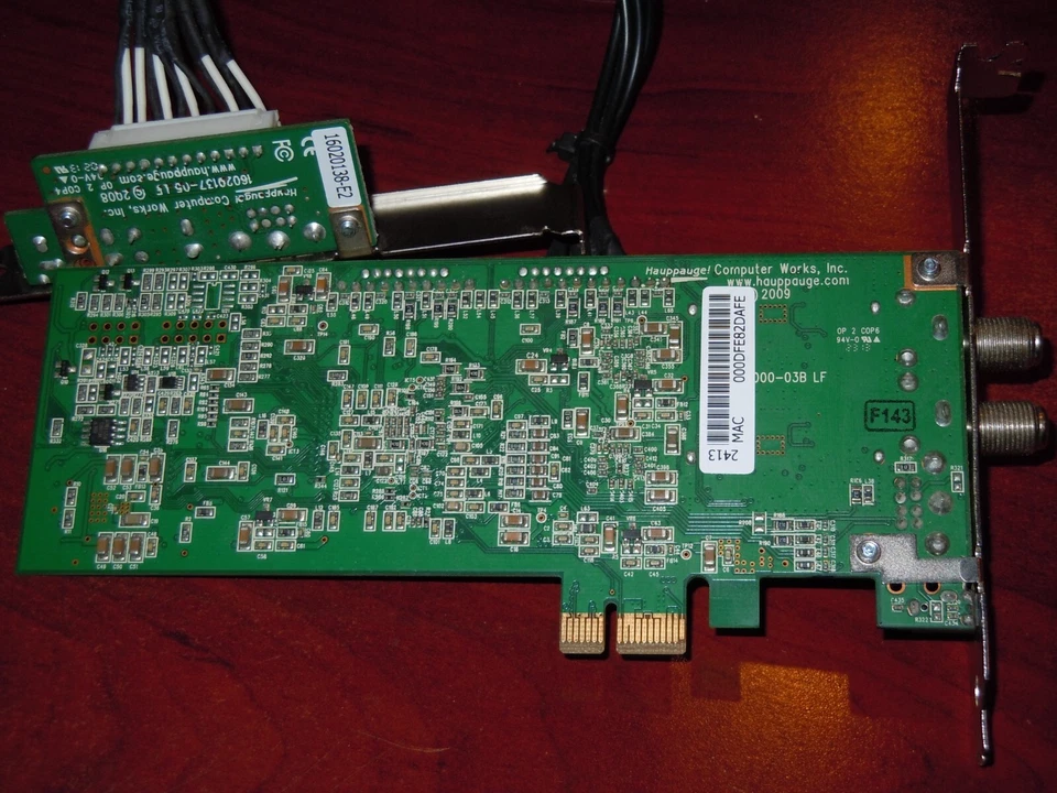 Hauppauge WinTV- HVR-2250 PCIe HD Dual Tuner ATSC ClearQAM NTSC FM 88061 LF - Image 4 of 4