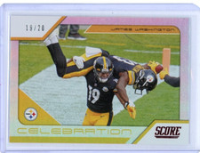 2021 Score Celebration James Washington Red Zone C-1 #19/20 JERSEY NUMBER