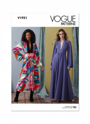 Vogue Sewing Pattern 1921 Dresses A5 (6-8-10-12-14)