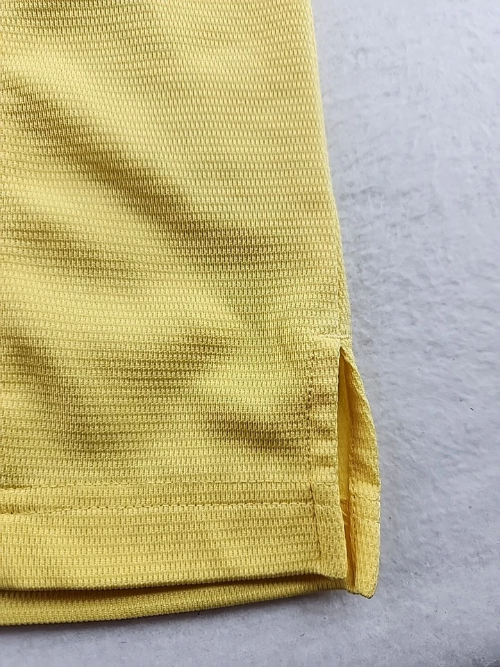 Polo de golf PGA Tour para hombre grande amarillo ligero poliéster activo Foto 4 de 4