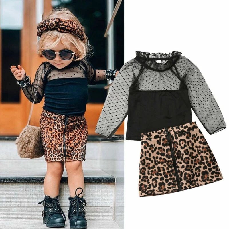 Leopard print dress baby clearance girl