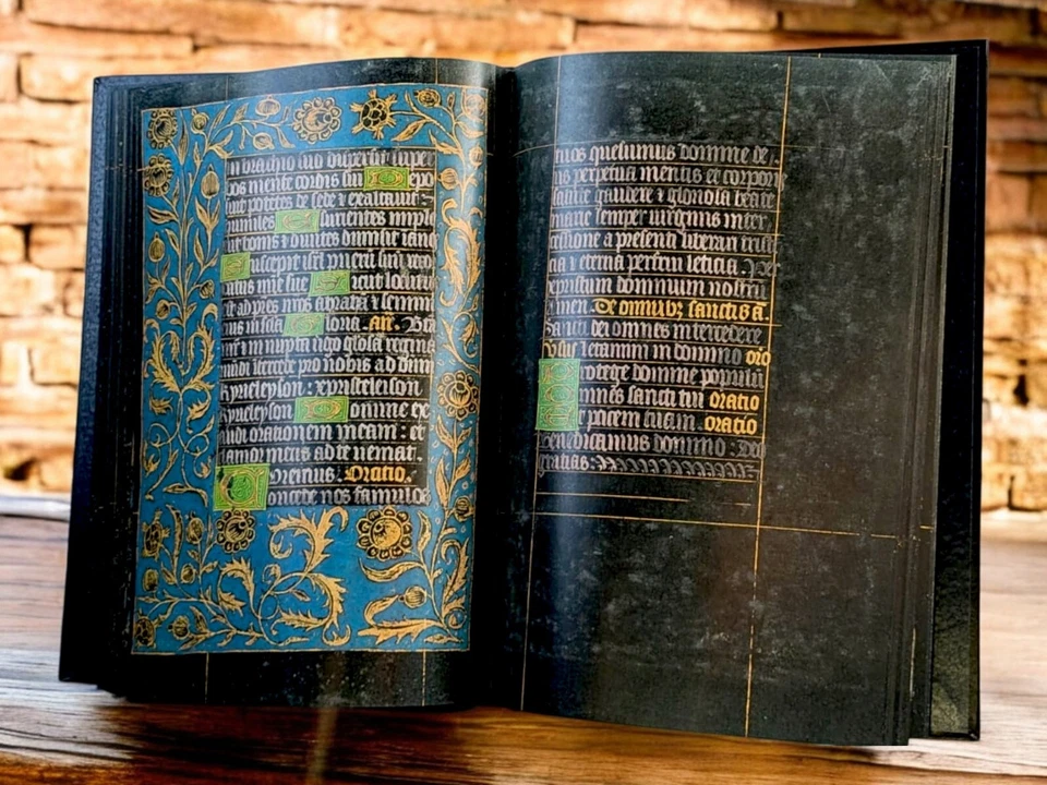 The Black Hours Facsimile Copy Reproduction Deluxe Leatherbound - Image 3 of 4