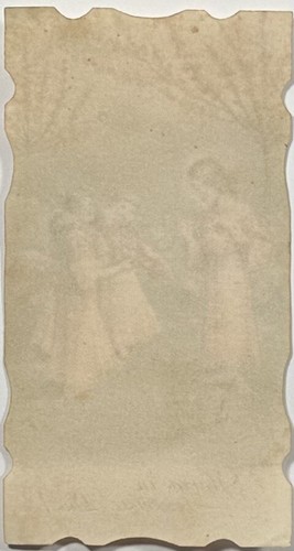 El Niño Jesús y los Niños, antigua tarjeta devocional sagrada troquelada. - Imagen 2 de 2