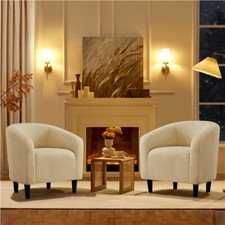 Tub Chair Accent Armchair for Dining Room Living Room Office Reception Cafe