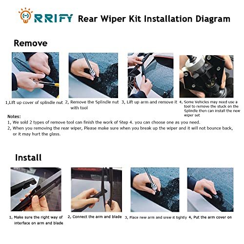 Rear Windshield Wiper Arm Blade Set for Jeep Grand Cherokee 19992004