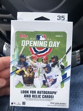 2021 MLB Topps Opening Day Baseball Hanger Box Factory Sealed Packs 35 Cards