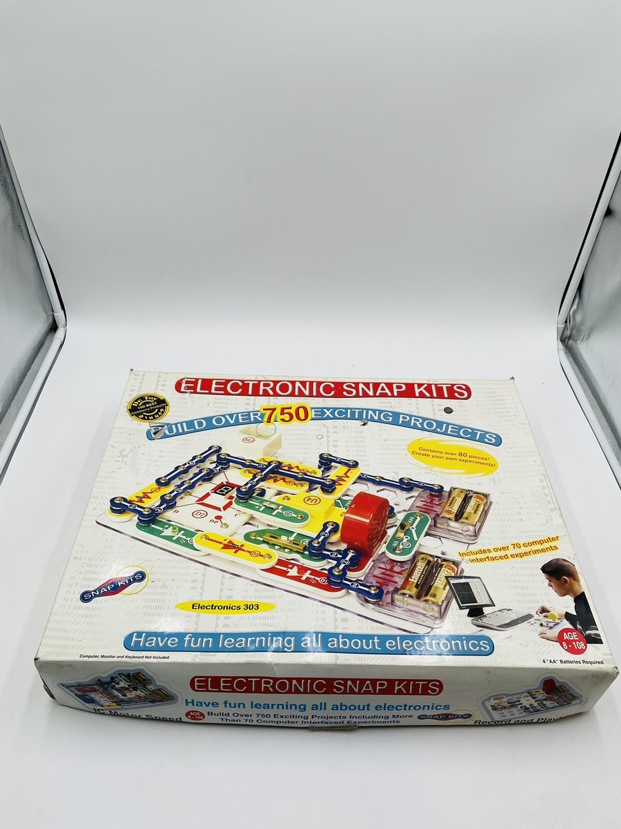 Electronic Snap Kits Circuits Extreme 750 RadioShack 28-288 RS-303