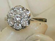2.50Ct Round Cut Lab-Created Diamond Wedding Ring 14K White Gold Plated Silver