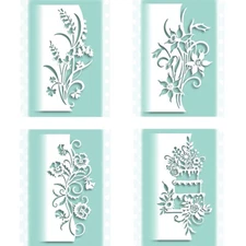 Flowers Edger Border Metal Cutting Dies Stencils Embossing Papercraft Scrapbook