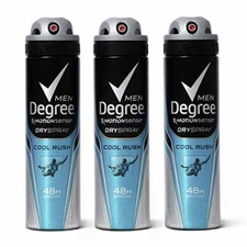 Degree Men Antiperspirant Deodorant Dry Spray Cool Rush With MotionSense for 