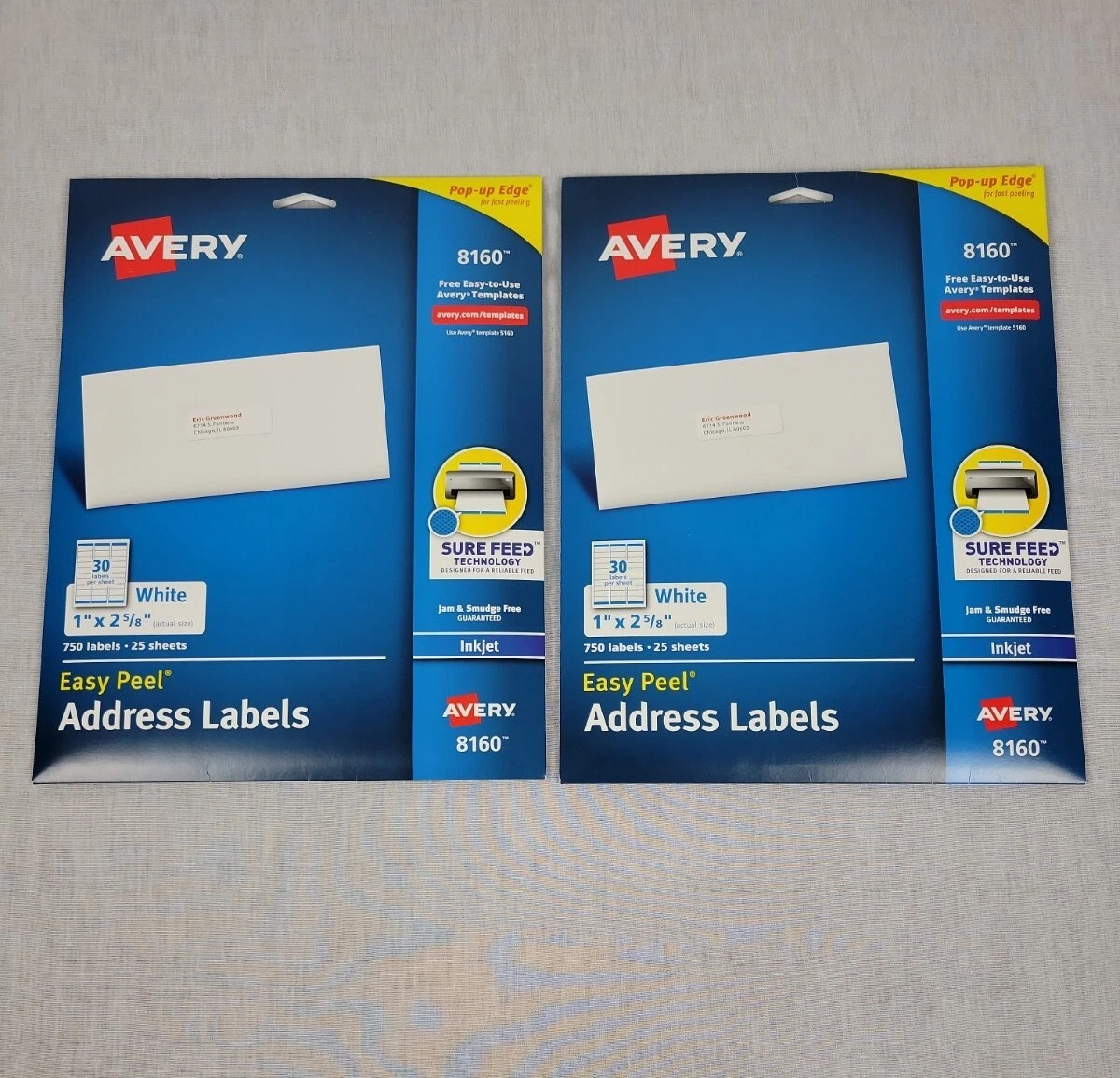 Avery Address Label Template 8160