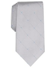 MSRP 55 Perry Ellis Men's Burr Classic Geo Grid Tie One Size