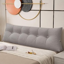 Jaysydd JM042 Headboard Pillow with Side Pocket, Queen Size