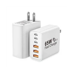 USB C Charger Block, 2-Pack 65W 6-Port USB C Wall Charger iPhone Charger Fast...