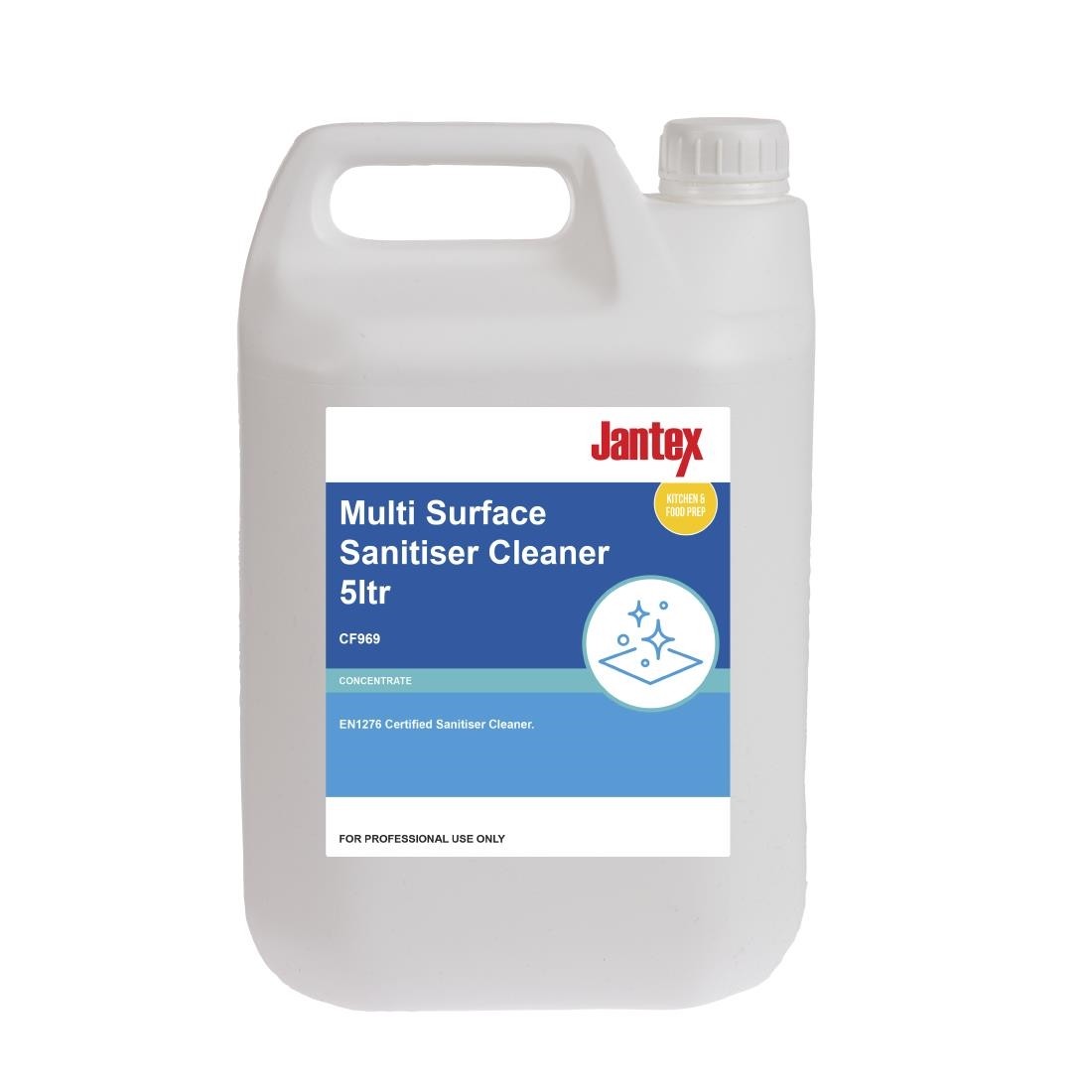 Jantex CF969 Kitchen Cleaner and Sanitiser Concentrate 5Ltr (Single Pack) - Image 2