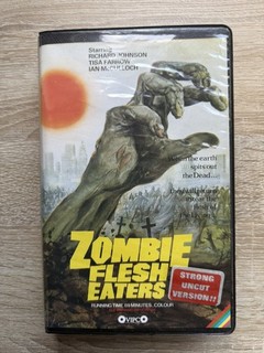 ZOMBIE FLESH EATERS Pre Cert VHS Ex Rental Big Box Video Nasty DPP39 Vipco