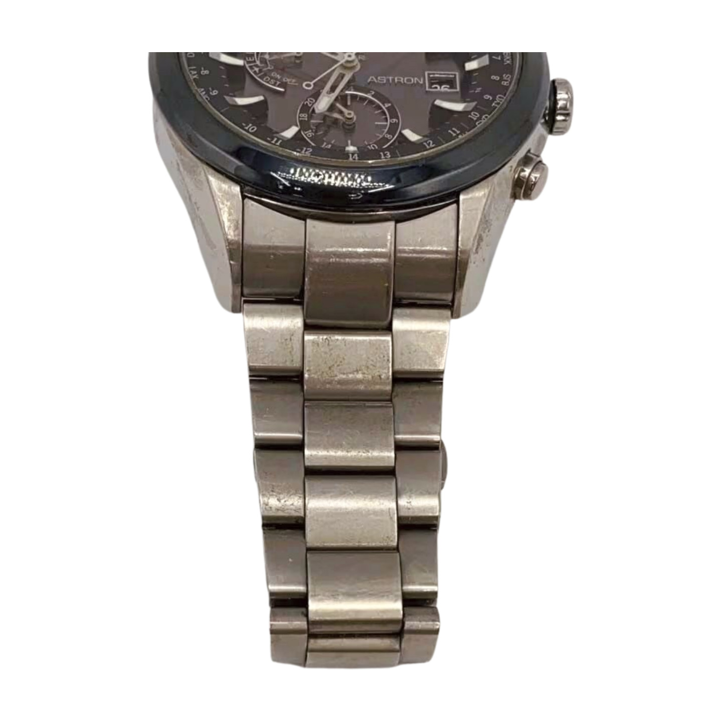 SEIKO ASTRON GPS Solar 7X52-0AA0 Titanium Ceramic Men's Watch Black Used Auth JP image 4