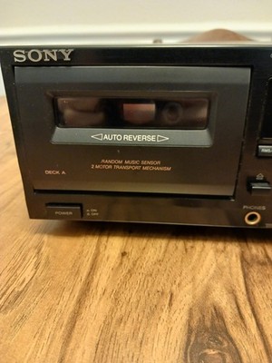 SONY ソニー　カセットデッキ　TC-WR545 CASSETTE DECK Sony Stereo Home Dual Cassette Deck Hx-pro Tc-wr545 Double Tape