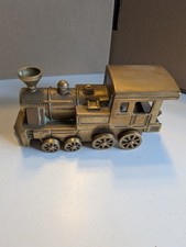 Lokomotywa mosiężna, western, ok. 16 cm